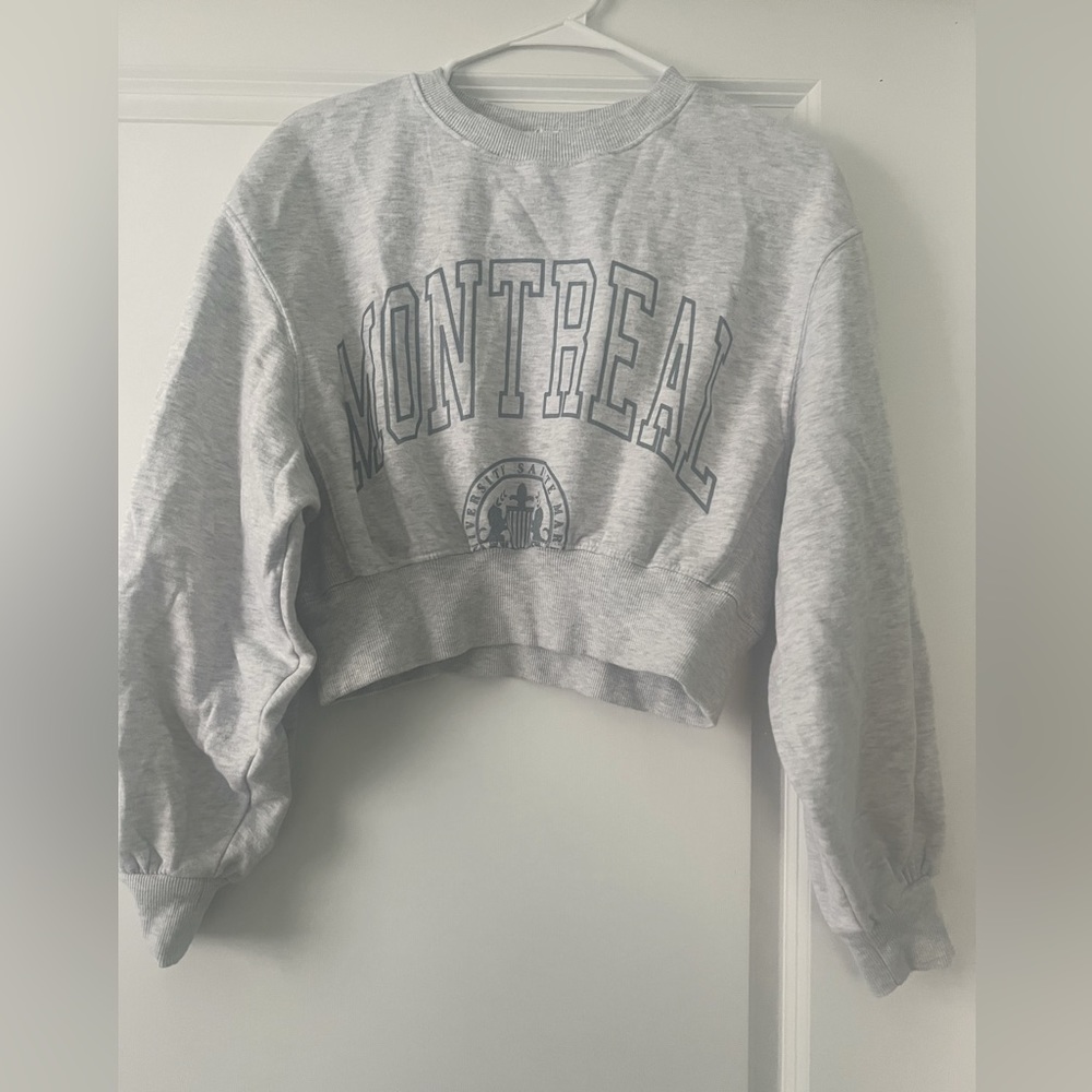 Garage Cropped Montreal Crewneck
